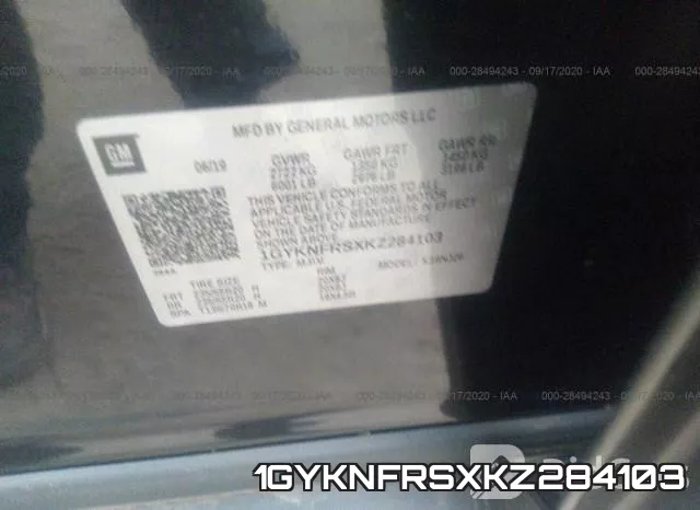 1GYKNFRSXKZ284103 фото 10
