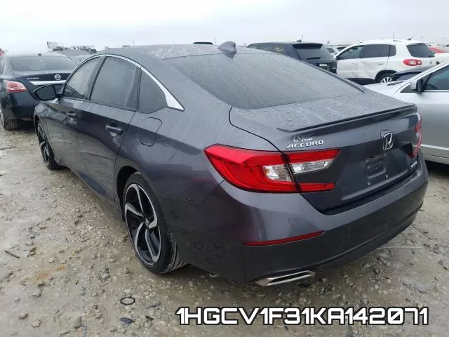 1HGCV1F31KA142071 фото 3
