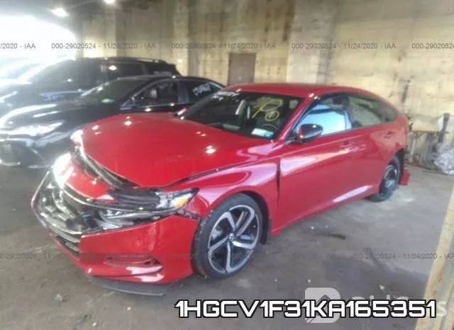 1HGCV1F31KA165351 фото 2