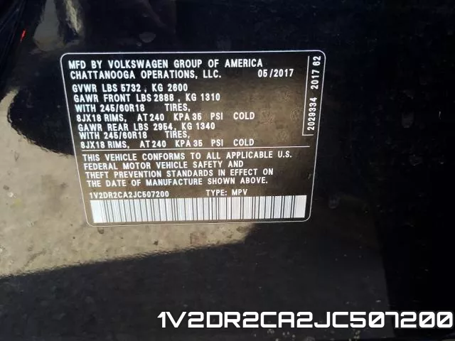 1V2DR2CA2JC507200 фото 2