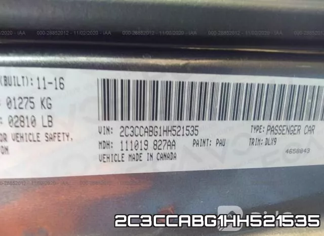 2C3CCABG1HH521535 фото 10