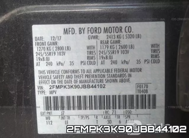 2FMPK3K90JBB44102 фото 10