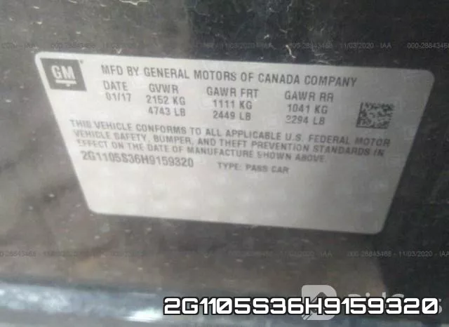 2G1105S36H9159320 фото 10