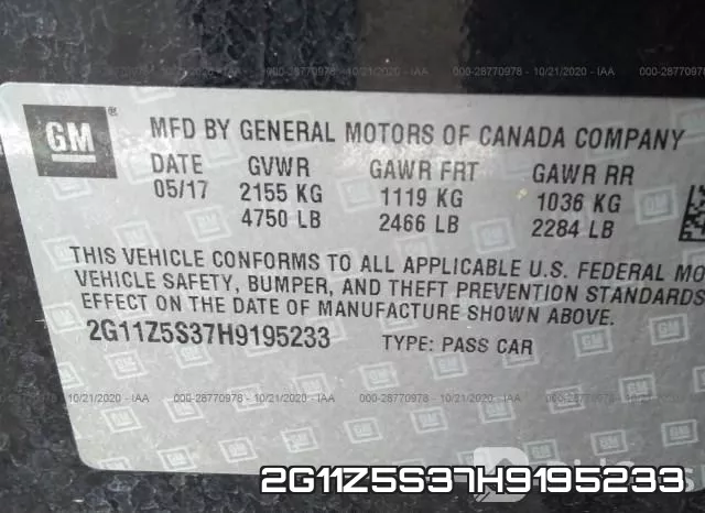2G11Z5S37H9195233 фото 10