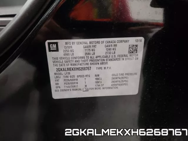 2GKALMEKXH6268767 фото 2