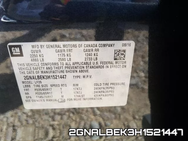 2GNALBEK3H1521447 фото 2
