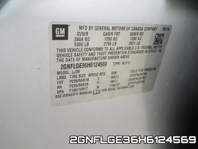 2GNFLGE36H6124569 фото 2