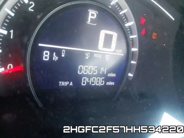2HGFC2F57HH534220 фото 9