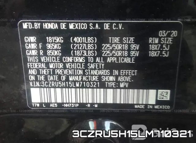 3CZRU5H15LM710321 фото 10