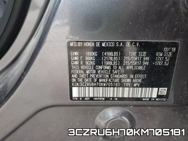 3CZRU6H70KM705181 фото 2