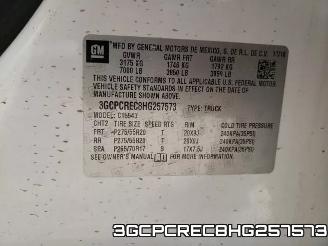 3GCPCREC8HG257573 фото 2