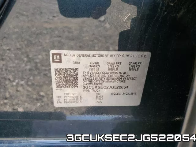 3GCUKSEC2JG522054 фото 2