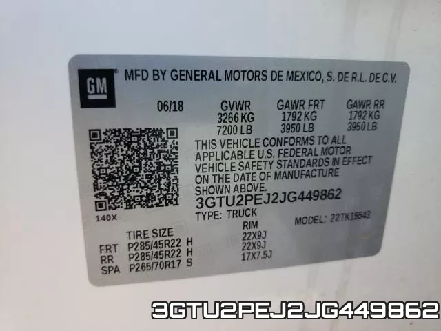 3GTU2PEJ2JG449862 фото 2