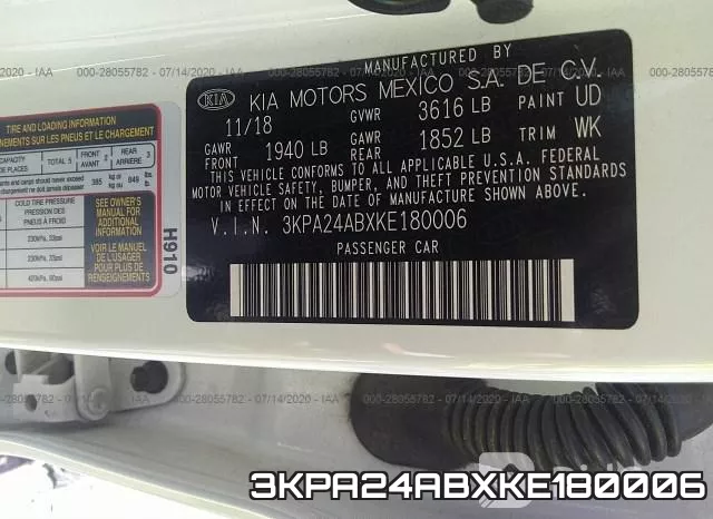 3KPA24ABXKE180006 фото 10