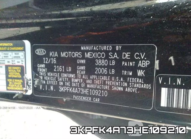 3KPFK4A73HE109210 фото 10