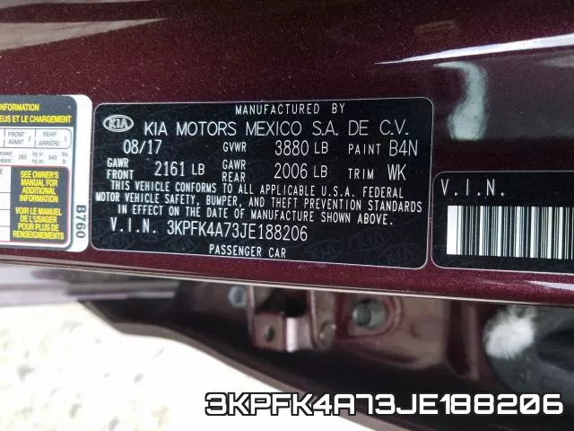3KPFK4A73JE188206 фото 2