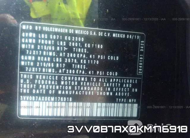 3VV0B7AX0KM176918 фото 9