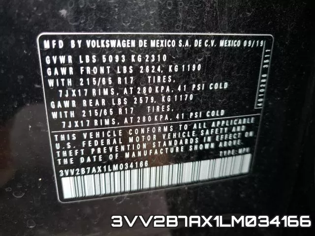3VV2B7AX1LM034166 фото 2