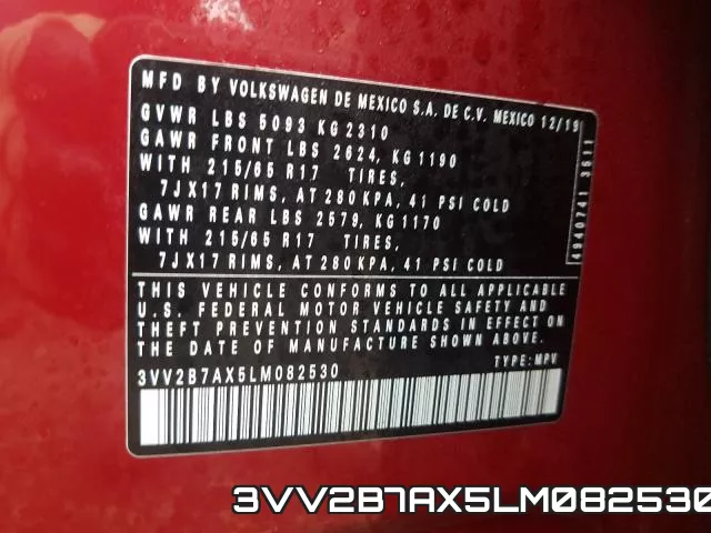 3VV2B7AX5LM082530 фото 2