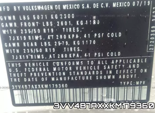 3VV4B7AXXKM179360 фото 10