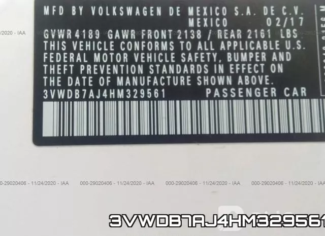 3VWDB7AJ4HM329561 фото 10