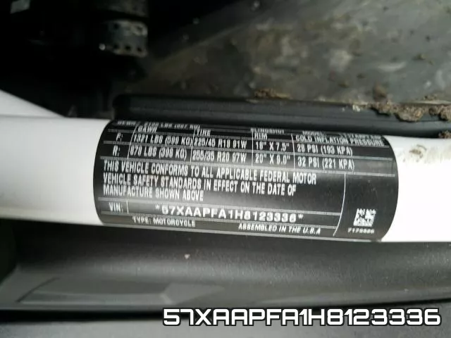 57XAAPFA1H8123336 фото 2
