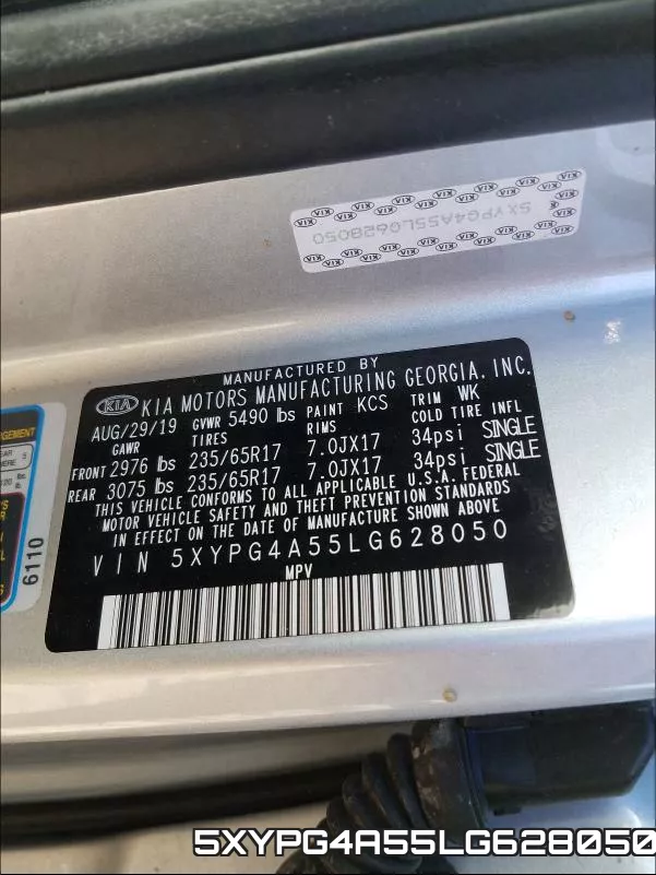 5XYPG4A55LG628050 фото 2