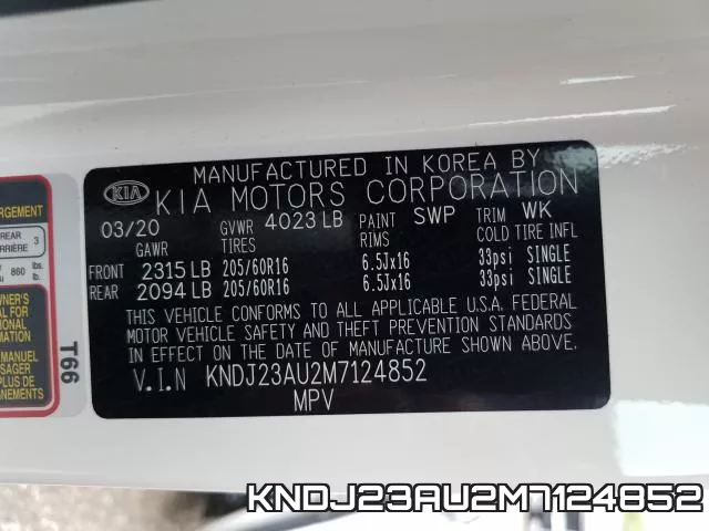 KNDJ23AU2M7124852 фото 2