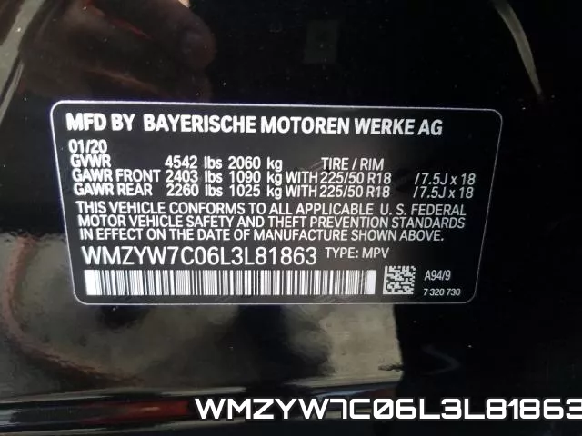 WMZYW7C06L3L81863 фото 2