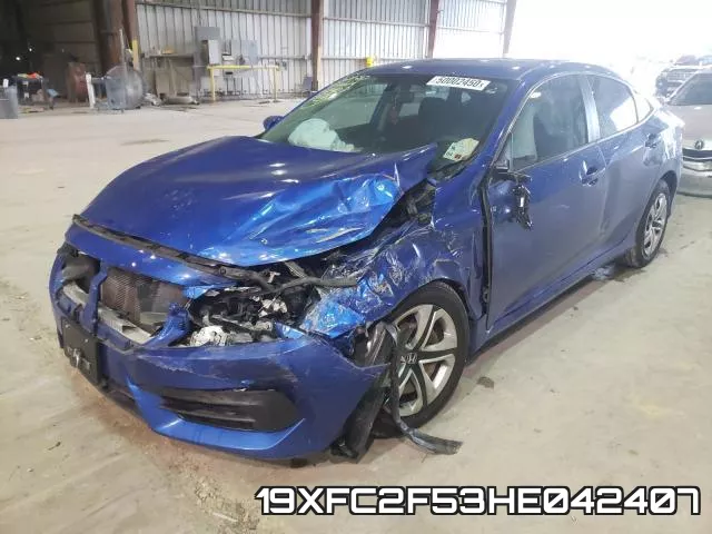 19XFC2F53HE042407 фото 3