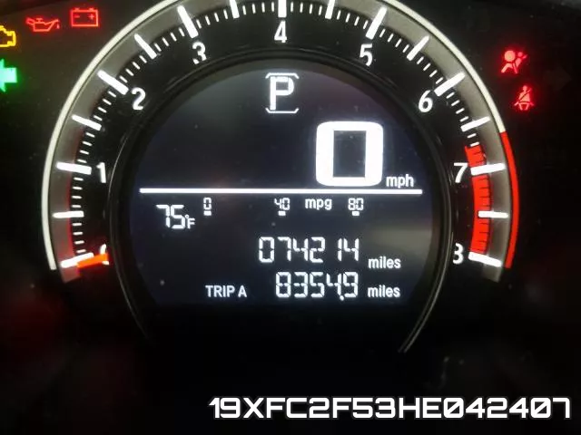 19XFC2F53HE042407 фото 8