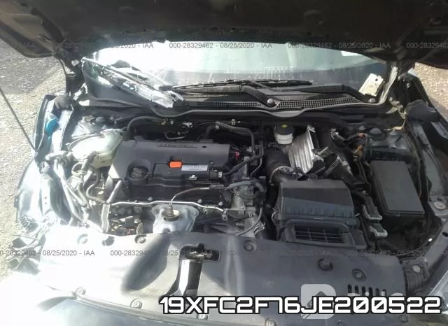 19XFC2F76JE200522 фото 2