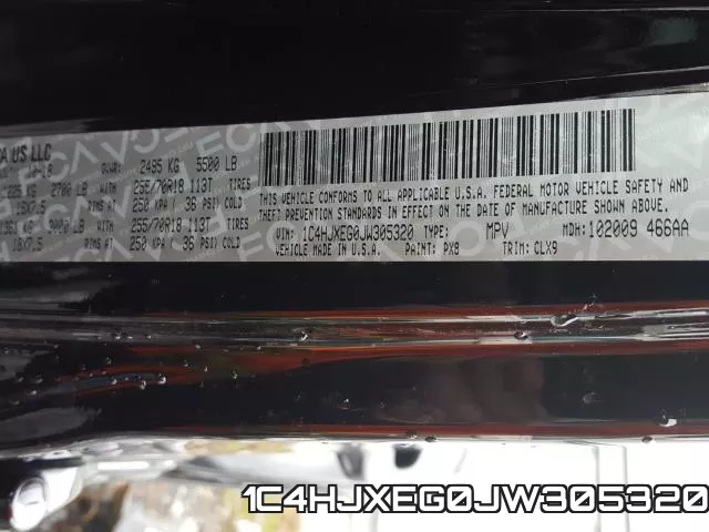 1C4HJXEG0JW305320 фото 2