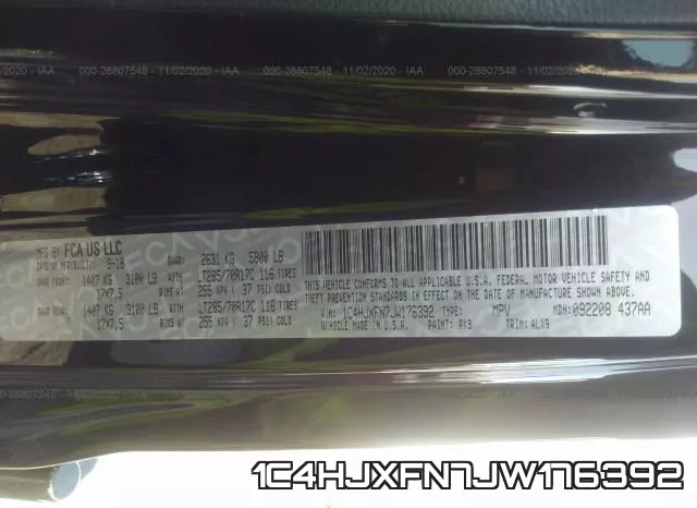 1C4HJXFN7JW176392 фото 9