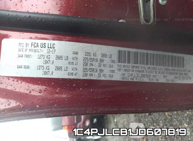 1C4PJLCB1JD607819 фото 10