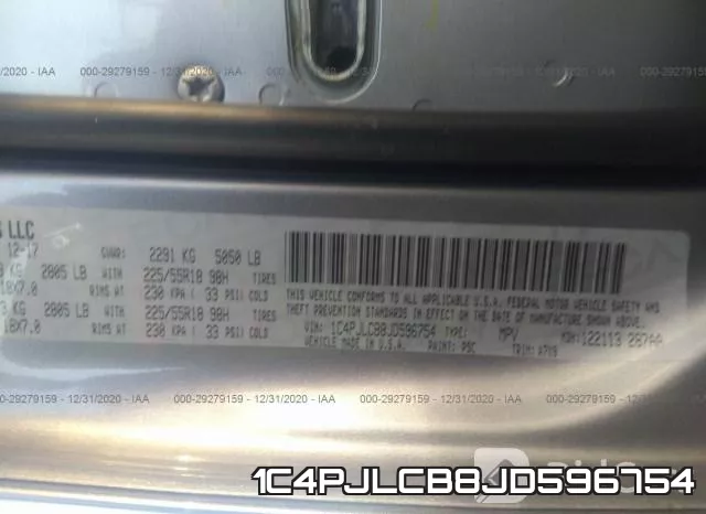 1C4PJLCB8JD596754 фото 10