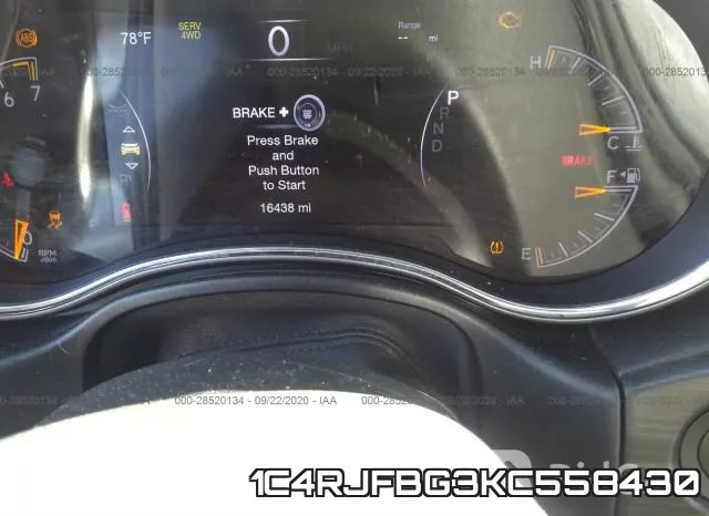 1C4RJFBG3KC558430 фото 5