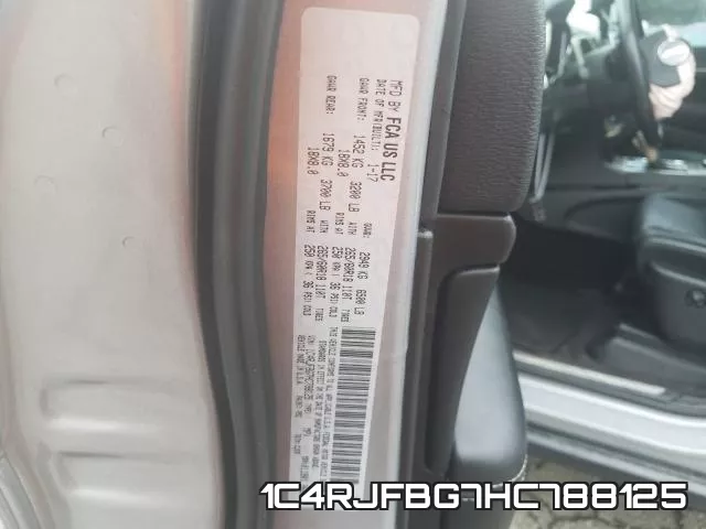 1C4RJFBG7HC788125 фото 2