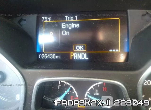 1FADP3K2XJL223049 фото 8