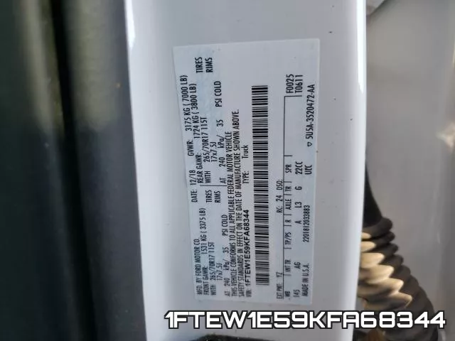 1FTEW1E59KFA68344 фото 2