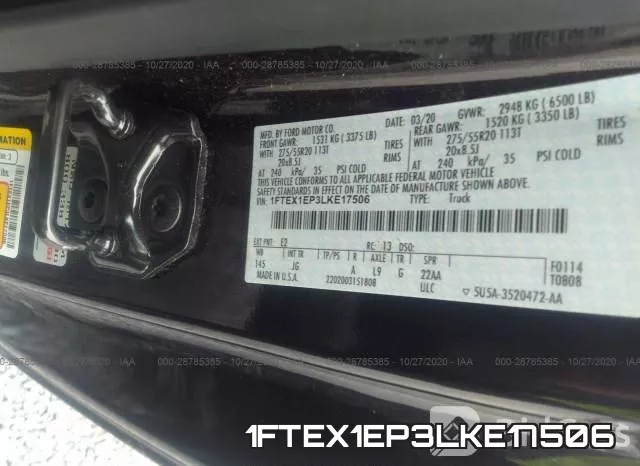 1FTEX1EP3LKE17506 фото 10