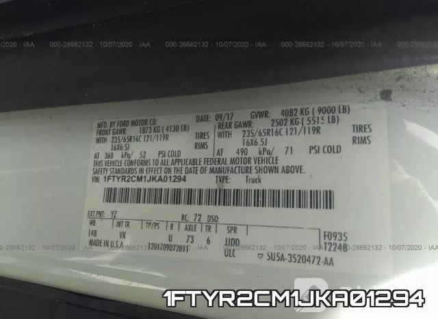 1FTYR2CM1JKA01294 фото 8