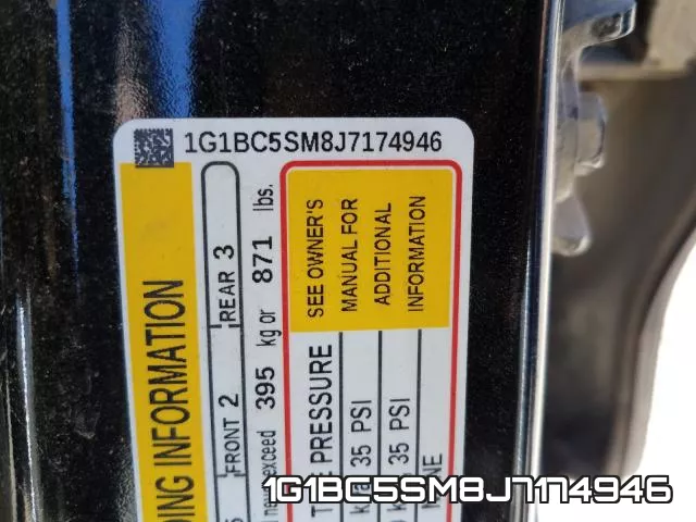 1G1BC5SM8J7174946 фото 2