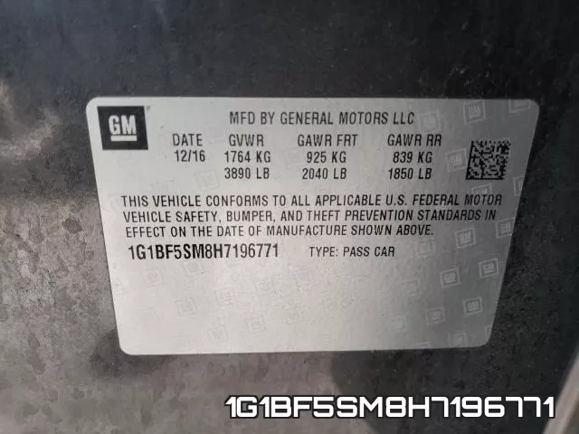 1G1BF5SM8H7196771 фото 2