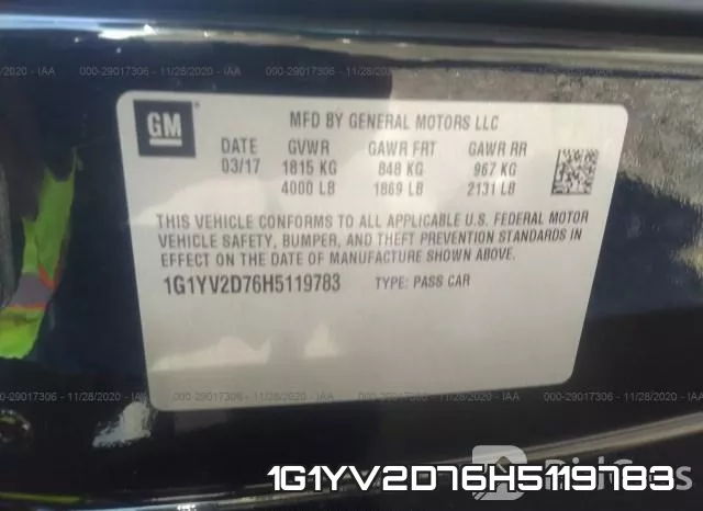 1G1YV2D76H5119783 фото 10