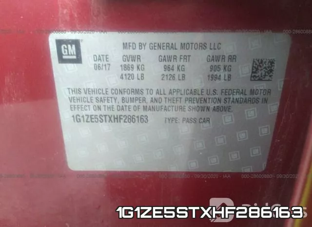 1G1ZE5STXHF286163 фото 9