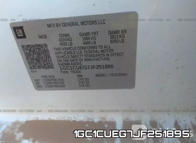 1GC1CUEG7JF251895 фото 10