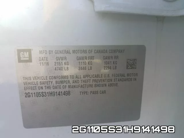 2G1105S31H9141498 фото 2