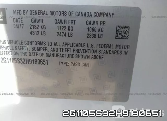2G1105S32H9180651 фото 9