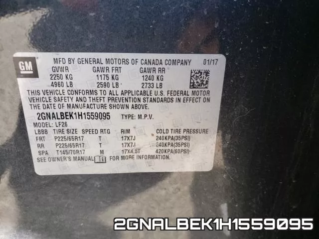 2GNALBEK1H1559095 фото 2